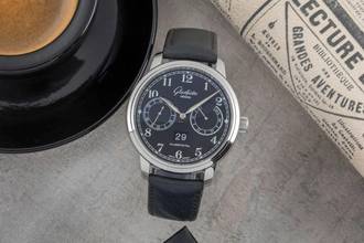 Thumbnail von Glashütte Original Senator Observer Stahl Automatik Herrenuhr Ref. 100-14-07-02-30