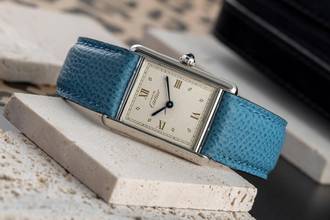 Thumbnail von Cartier Tank must Tank LM 925 Silber Quarz Herrenuhr Medium Size Ref. 690006