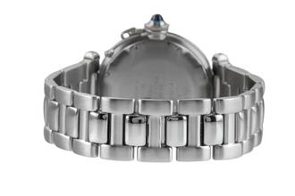 Thumbnail von Cartier Pasha de Cartier Plongeur White Roman Automatik Herrenuhr Ref W31005H3