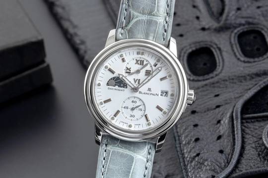  Blancpain Léman Day / Night GMT Automatik Stahl Herrenuhr Ref. 2160-1127-53 