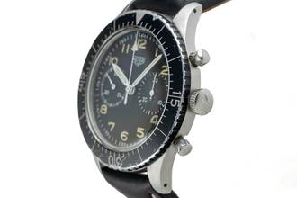 Thumbnail von Heuer Bundeswehr Flyback-Chronograph Handaufzug 1550 SG vintage Klassiker