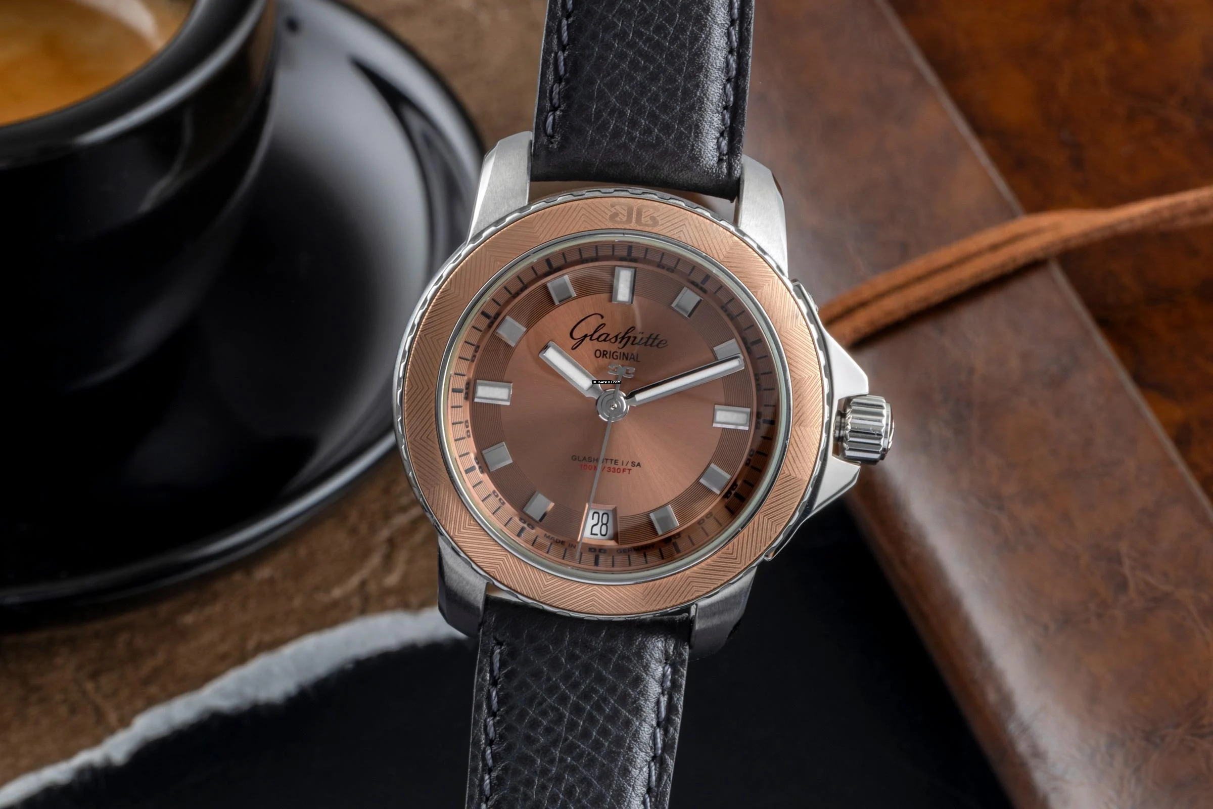 Glashütte Original Sport Evolution M Lady Sport Stahl Automatik Damen Ref 39-21-01-02-04 Box & Papiere 2010