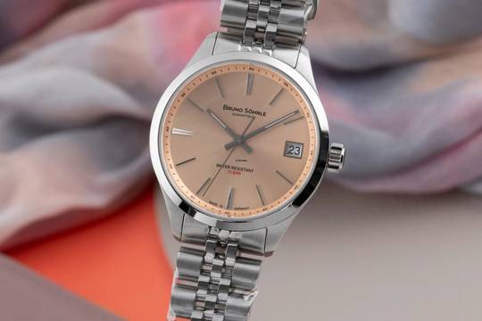  Bruno Söhnle Glashütte Turin Small Stahl Quarz Ref. Damenuhr 17-13226-542 B&P 