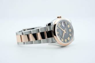 Thumbnail von Rolex Datejust 36 36MM - Rolesor Everose - Black Arabic Dial - Roulette Date Wheel 116201 2012