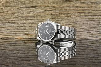 Thumbnail von Tudor Prince Date 74034 NOS / UNGETRAGEN Black Dial - Full Set 2002