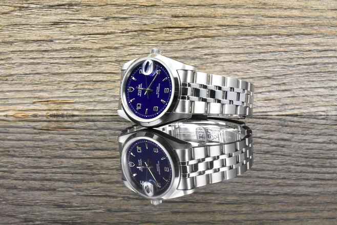  Tudor Prince Date 74000 NOS / UNGETRAGEN Blue Dial - Full Set 2007 