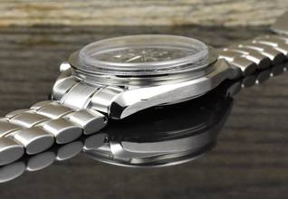 Thumbnail von Omega Speedmaster Broad Arrow 1957 Black Dial Automatik - Full Set