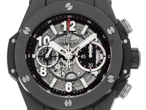 Thumbnail von Hublot Big Bang Unico Black Magic Ref.411.C1.1170.RX 2020 Full Set wie Neu Vintage Big Bang Unico Black Magic Kautschuk Faltschließe