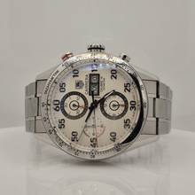 Thumbnail von TAG Heuer Carrera Calibre 16 Dial Blanco Acero Completo de 43 mm Automático