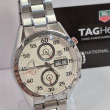 Thumbnail von TAG Heuer Carrera Calibre 16 Dial Blanco Acero Completo de 43 mm Automático