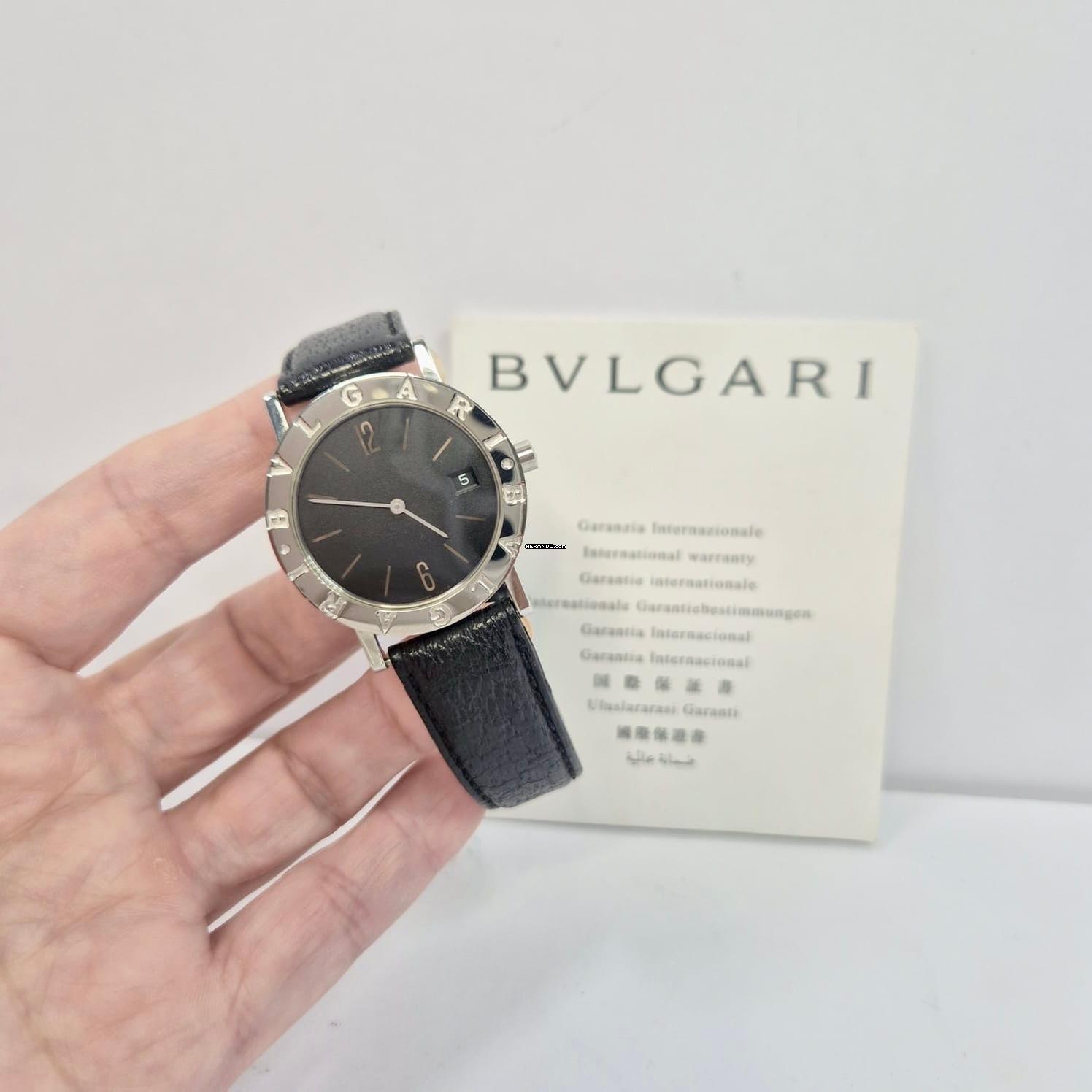 Bulgari Bulgari BB33 Aço 33mm Quatz Completo