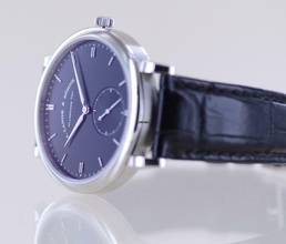 Thumbnail von A. Lange & Söhne Saxonia Grande Saxonia Automatik 18K Weißgold Dornschließe Traumuhr 40mm Glasboden