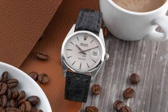 Thumbnail von Rolex Oysterdate Precision Stahl Handaufzug Herrenuhr Ref. 6694 Klassiker