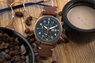 Thumbnail von IWC Fliegeruhr Spitfire Chronograph Fliegerchronograph Spitfire Chronograph Bronze Ref. IW387902