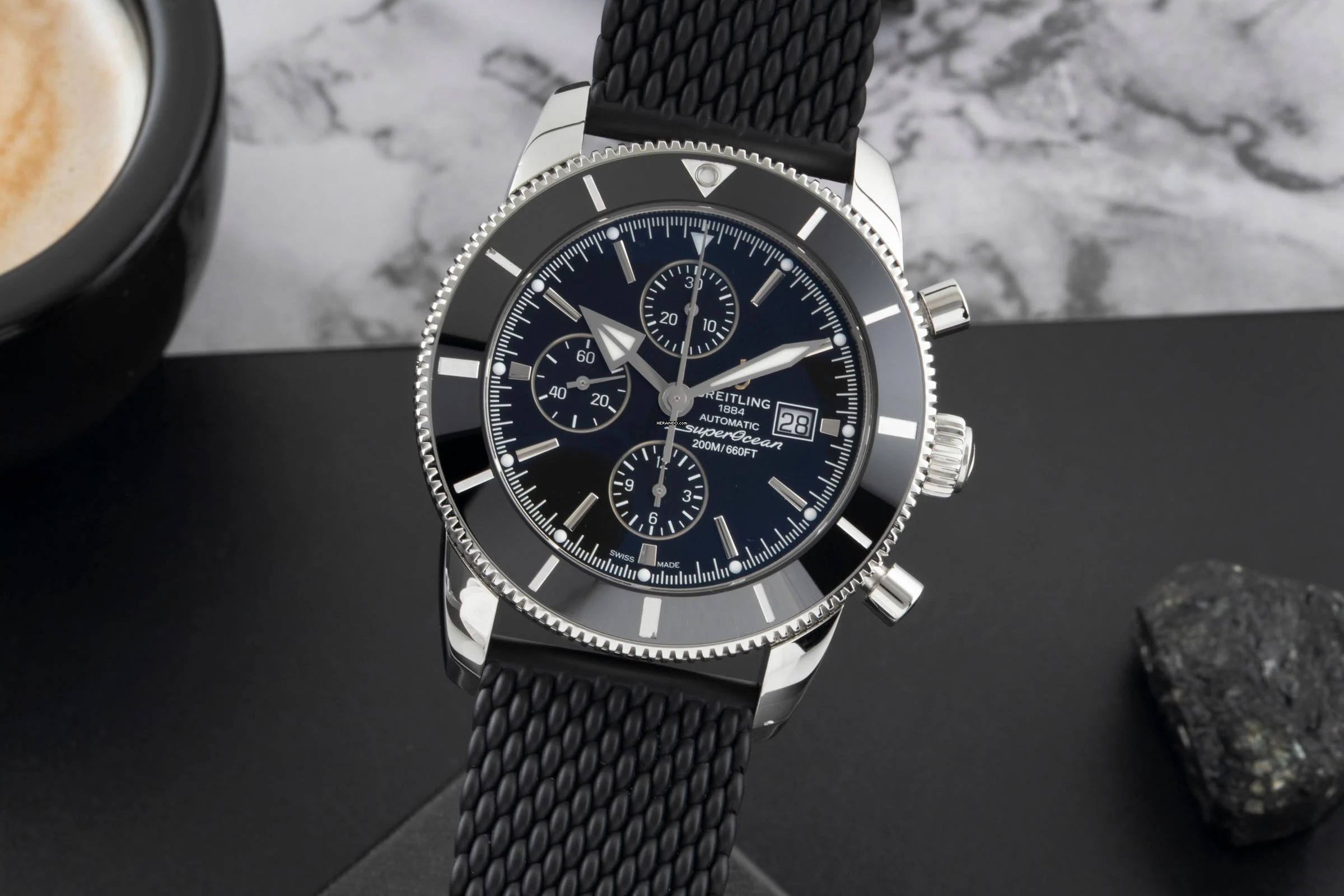 Breitling Superocean Chronograph Automatik Stahl Herrenuhr Ref. A13312