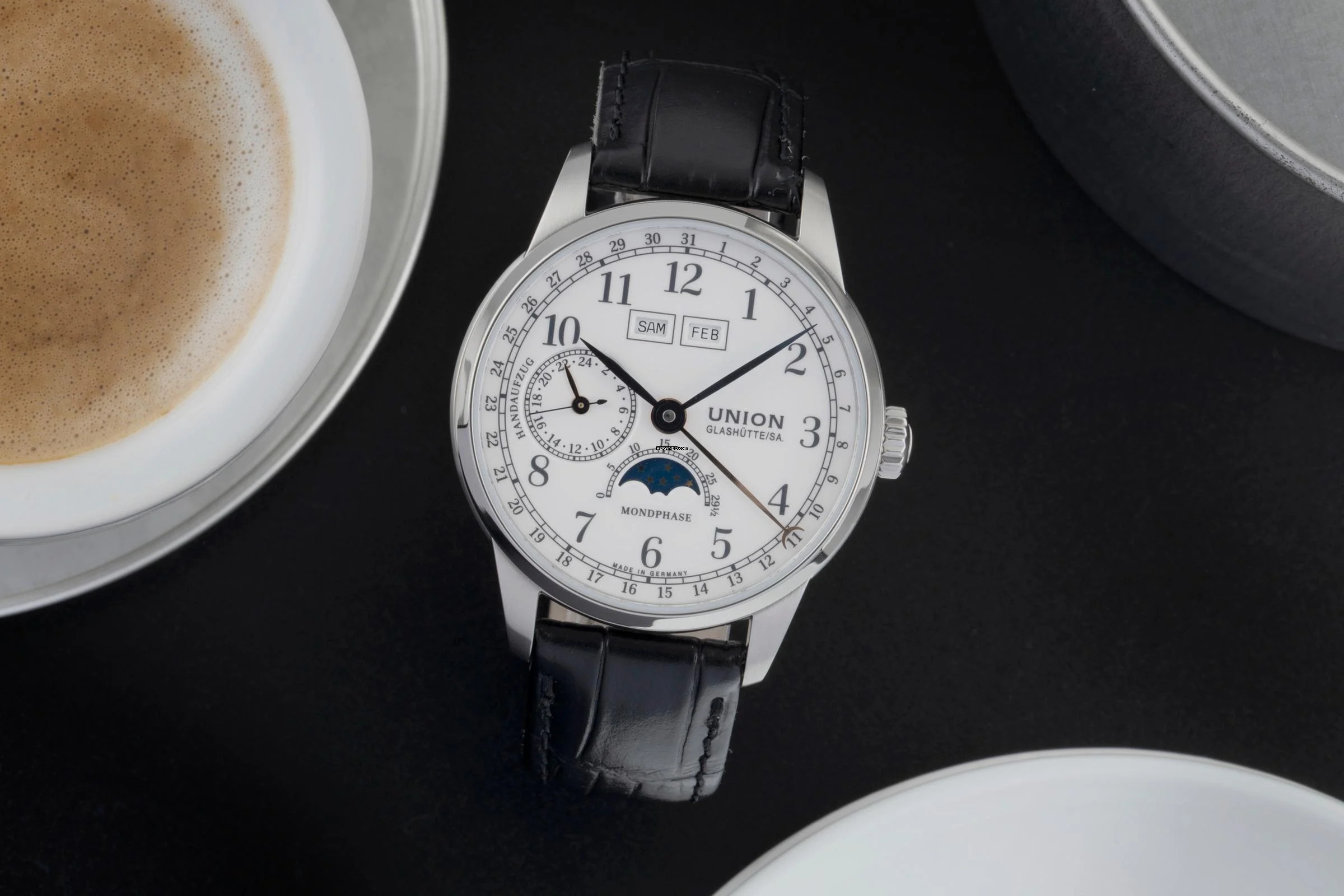 Union Glashütte 1893 Johannes Dürrstein Edition Mondphase R. D007.458.16.017.00