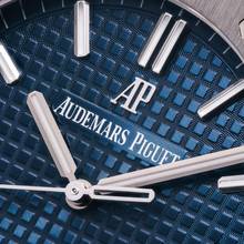 Thumbnail von Audemars Piguet Royal Oak Steel 41 Blue – 15500ST.OO.1220ST.01 – like NEW – 09/2022 Full Set