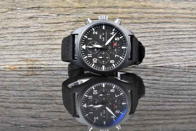  IWC Fliegeruhr Chronograph Pilot Chronograph Black Ceramic IW389101 Automatic - 2022 Full Set 