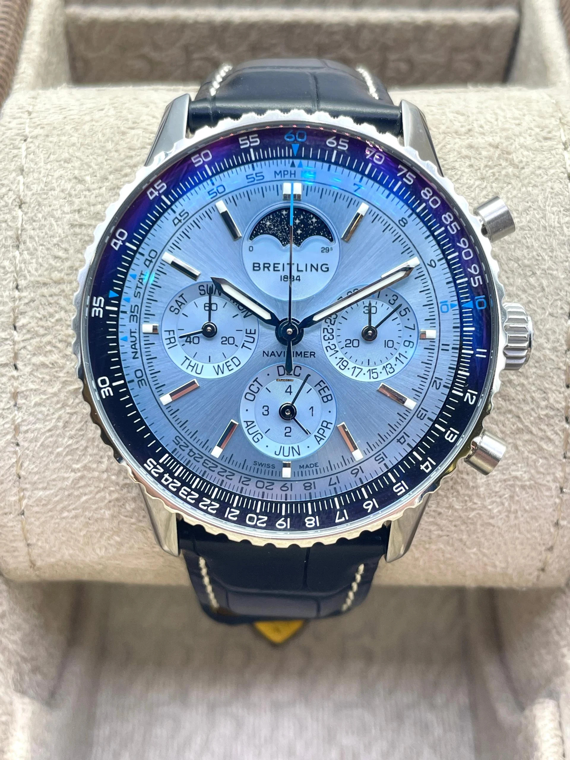 Breitling Navitimer 8 B19 Chronograph 43 Perpetual Calendar FULL SET WITH BOX AND PAPERS NEW year:2025 8 years warranty