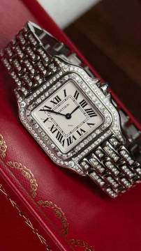  Cartier Panthère Iced Out - Full Diamond Setting - Top Condition 