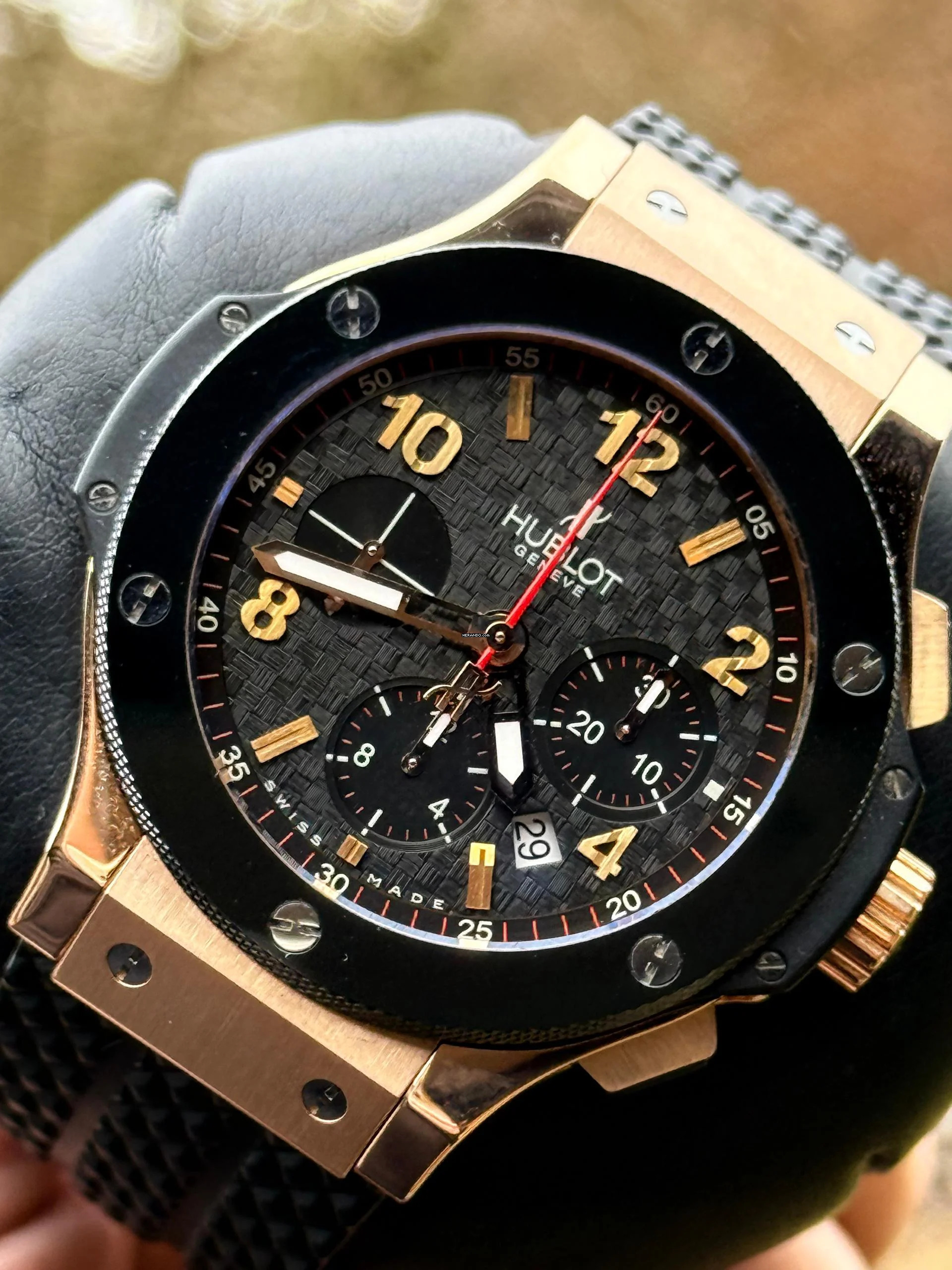 Hublot Big Bang 44 mm 301.PB.131.RX Automatik 2007 Roségold Sehr gut