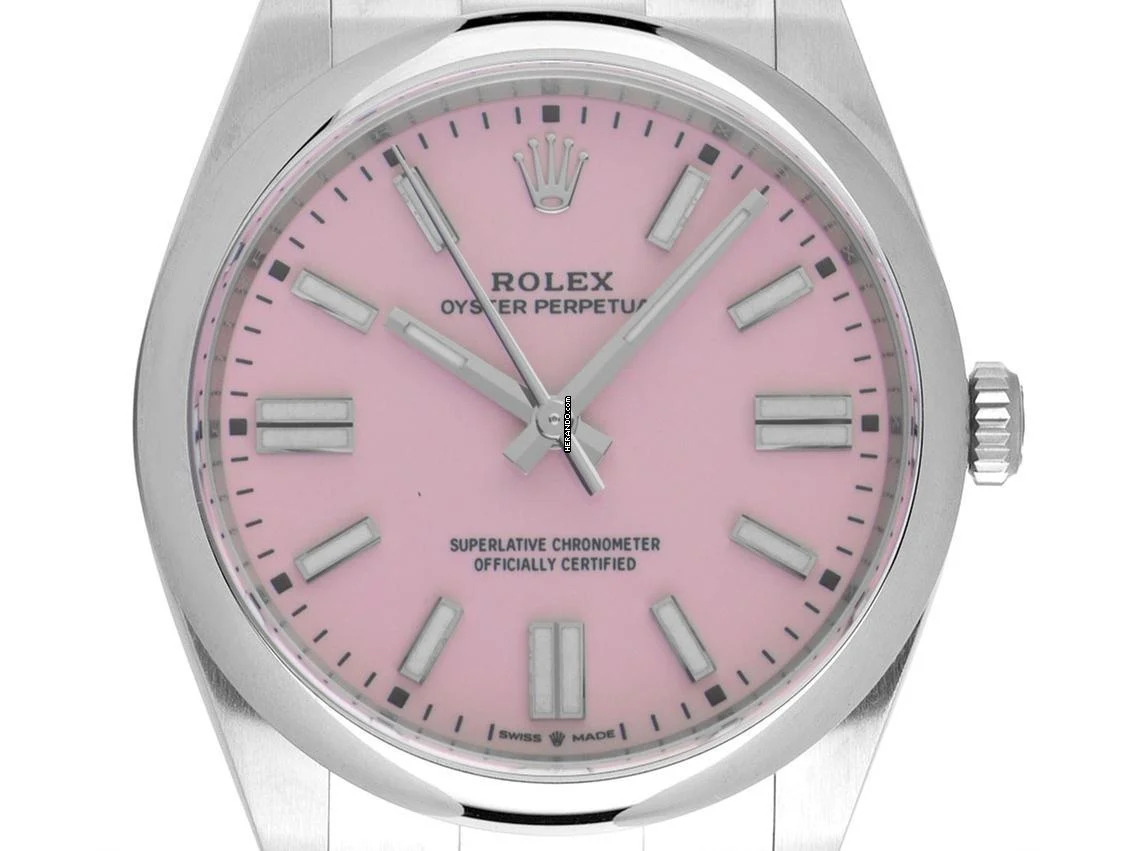 Rolex Oyster Perpetual Ref.134300 2025 Full Set Ungetragen Oyster Perpetual Candy Pink