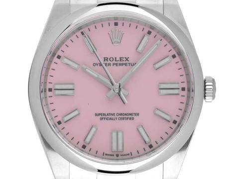  Rolex Oyster Perpetual Ref.134300 2025 Full Set Ungetragen Oyster Perpetual Candy Pink 