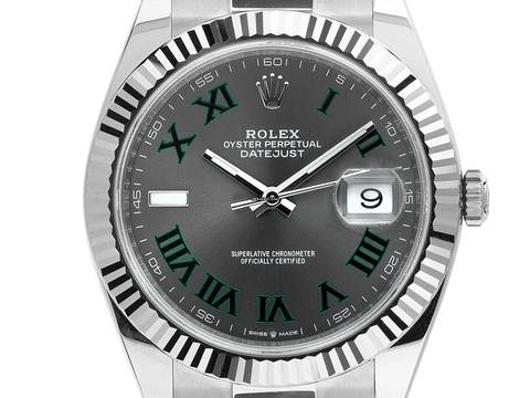  Rolex Datejust 41 Wimbledon Ref.126334 2024 Full Set Ungetragen Datejust Wimbledon 