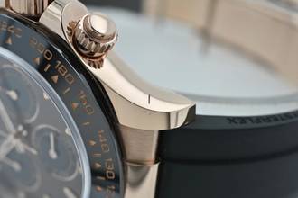 Thumbnail von Rolex Daytona Cosmograph 18k Rose Gold Chocolate 116515LN Rubber Strap Oysterflex