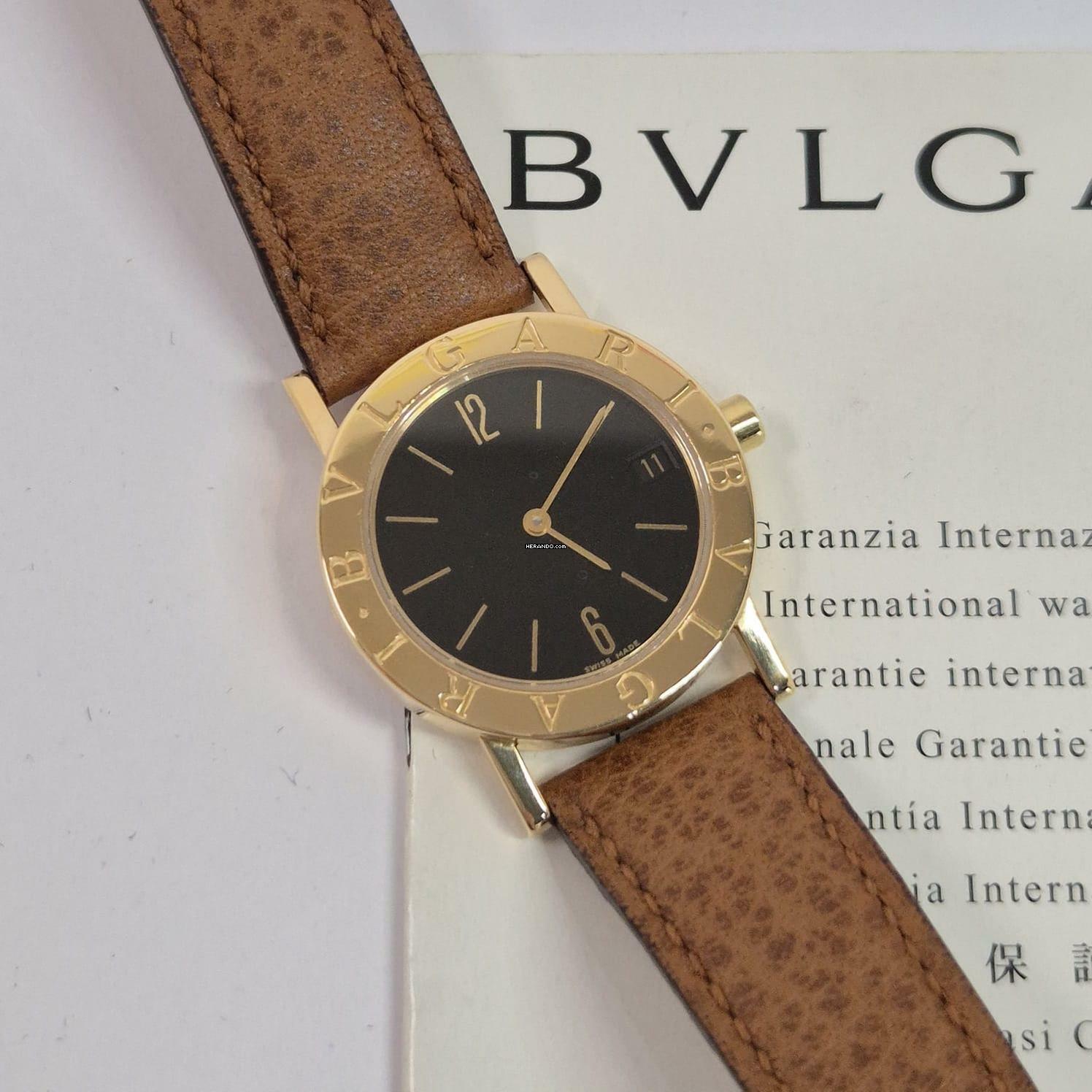 Bulgari Bulgari BB30 Yellow Gold 30mm Quartz Completo