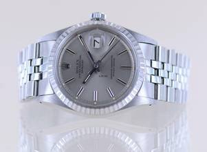 Thumbnail von Rolex Datejust 36 1603 Knickblatt Jubile Faltband Stahl Klassiker 1973 Automatic Vintage