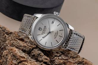 Thumbnail von Tudor Glamour Date Edelstahl Smiley Automatik Herrenuhr Ref. 55000 B&P 2016