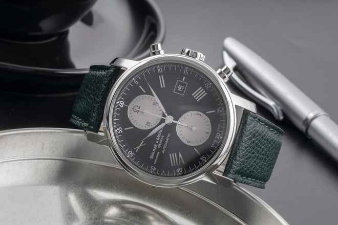  Baume & Mercier Classima Chronograph Edelstahl Automatik Ref. MOA08733 65591 