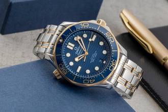 Thumbnail von Omega Seamaster Diver 300 M Stahl Gold Automatik Ref. 210.20.42.20.03.001 B&P