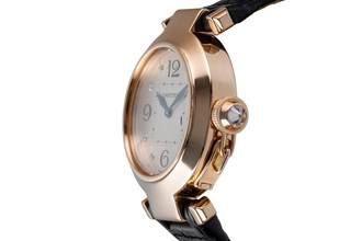 Thumbnail von Cartier Pasha 18k (0,750) Rotgold Diamonds Quarz Damenuhr Ref. WJ11913G