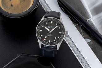 Thumbnail von Blancpain Fifty Fathoms Bathyscaphe Stahl Automatik Ref. 5000-1110-B52A Papiere