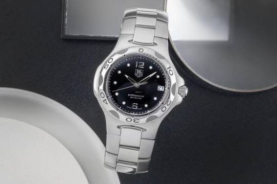  TAG Heuer Kirium Edelstahl Black Dial Quarz Herrenuhr Ref. WL111D 