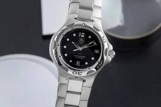 Thumbnail von TAG Heuer Kirium Edelstahl Black Dial Quarz Herrenuhr Ref. WL111D