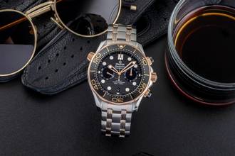 Thumbnail von Omega Seamaster Chronograph Stahl / Gold Automatik Ref. 210.20.44.51.01.001 B&P