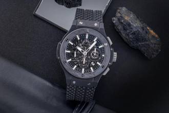 Thumbnail von Hublot Big Bang Aero Bang Black Magic Chronograph Ref. 311.C1.1170.GR B&P 2017