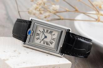 Thumbnail von Cartier Tank Basculante Edelstahl Quarz Damenuhr Ref. W1011155 Box