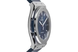 Thumbnail von Hublot Classic Fusion Blue 45 Blue Titan Automatik Ref. 511.NX.7170.LR