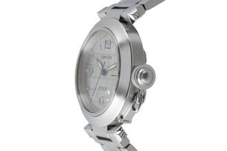 Thumbnail von Cartier Pasha C Edelstahl Automatik Herrenuhr Ref. W31023M7