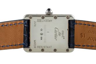 Thumbnail von Cartier Tank must Tank SM 925 Silber vergoldet Quarz Damenuhr Ref. W1014254 2416