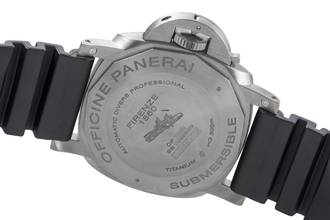 Thumbnail von Panerai Submersible Titan 47mm Automatik Herrenuhr Ref. PAM01305 B&P 2019