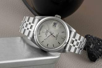 Thumbnail von Tudor Prince Date Day Linen Dial Edelstahl Automatik Herren Ref. 76200 Papiere