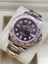 Thumbnail von Rolex Yacht-Master 37 Steel/Rose Chocolate D. FULL SET w. BOX + PAPERS Top Condition year:2019 LC Austria