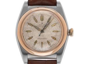 Thumbnail von Rolex Oyster Perpetual Bubble Back Ref.3133 1944 Box&Beschreibung sehr gut Vintage Oyster Perpetual Chronometer Bubble Back