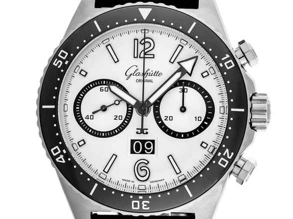  Glashütte Original SeaQ Panorama Date Ref.1-37-23-03-80-33 2026 Full Set Ungetragen SeaQ Chronograph Kautschuk Faltschließe 