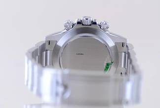 Thumbnail von Rolex Daytona Stahl black Cosmograph Cerachrom Chronograph B+P ungetragen